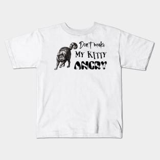 Angry Cat Kids T-Shirt